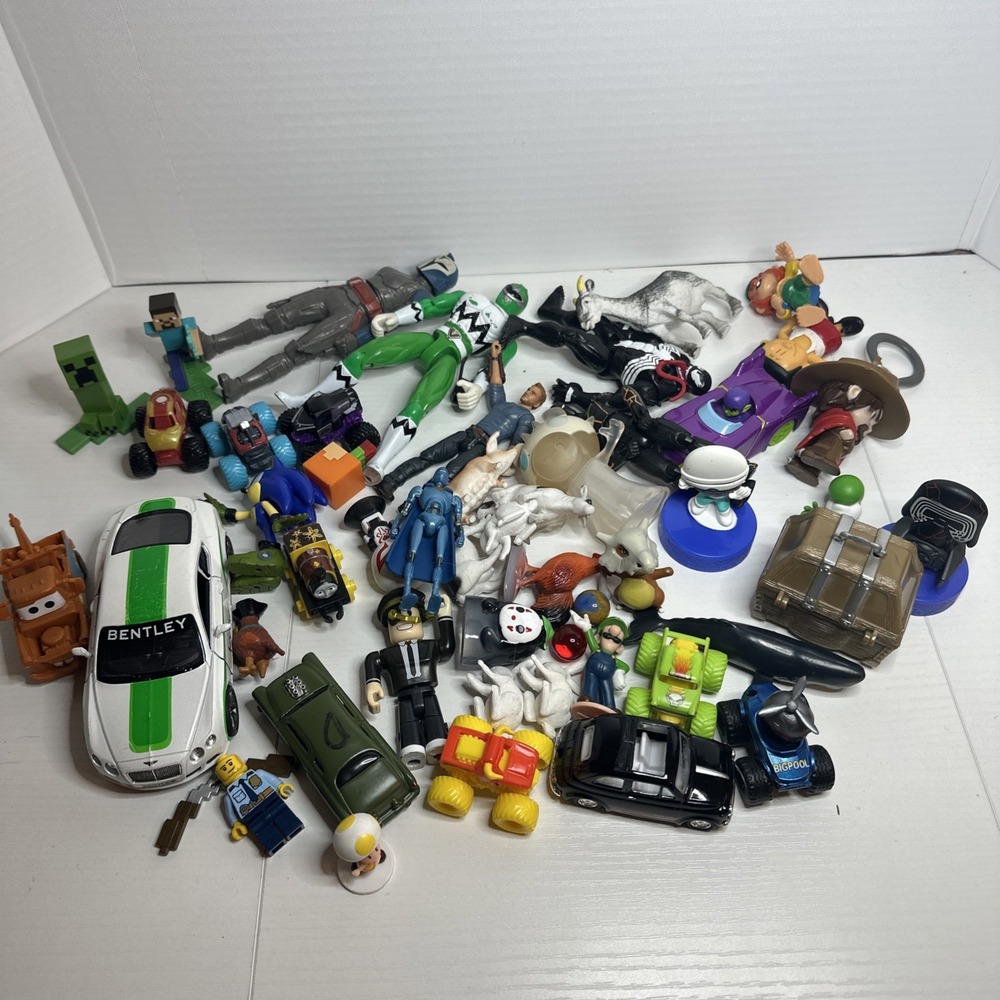 Boys Toys Junk Drawer Lot Figures Accessories More Lot